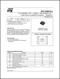 STL30NF3LL Datasheet
