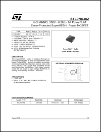 STL9NK30Z Datasheet
