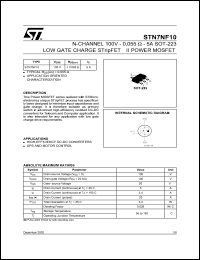 STN7NF10 Datasheet