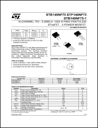 STP140NF75 Datasheet