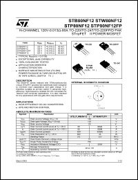STP80NF12FP Datasheet