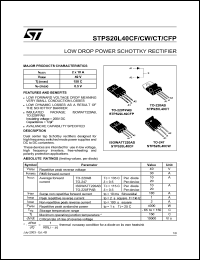 STPS20L45CF Datasheet