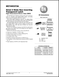 MC74HC373ADWR2 Datasheet