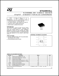 STS25NH3LL Datasheet