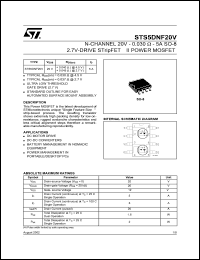 STS5DNF20V Datasheet
