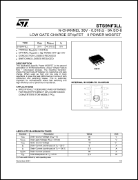 STS9NF30L Datasheet
