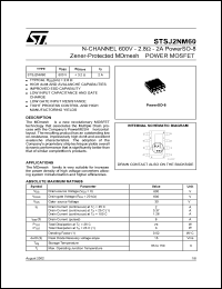 STSJ2NM60 Datasheet