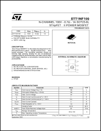 STT1NF100 Datasheet