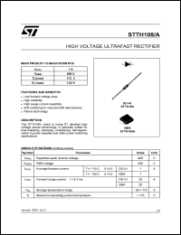 STTH3L06 Datasheet