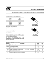 STTH12R06FP Datasheet