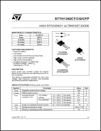 STTH1302CFP Datasheet