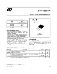 STTH1506TPI Datasheet