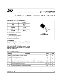 STTH30R03CW Datasheet