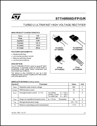 STTH8R06FP Datasheet