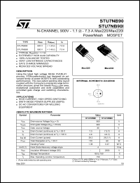 STU7NB90I Datasheet