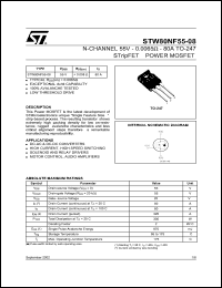 STW80NF55-08 Datasheet