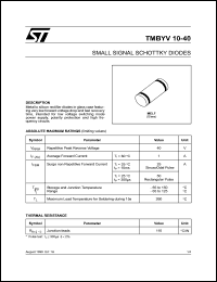 TMBYV10-40FILM Datasheet