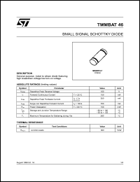 TMMBAT46FILM Datasheet