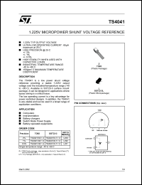 TS4041EIZT-1.2 Datasheet