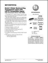 MC74HCT573ADWR2 Datasheet