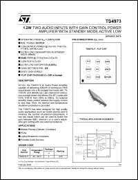 TS4973 Datasheet