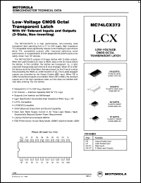 MC74LCX373TDTR2 Datasheet