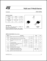 TYN825 Datasheet
