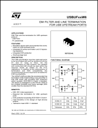 USBUF01W6 Datasheet