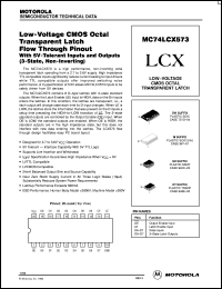 MC74LCX573ML2 Datasheet