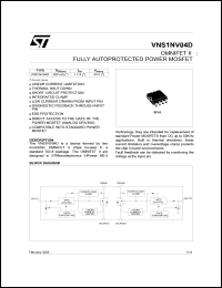 VNS1NV04 Datasheet
