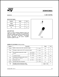 X00602MA Datasheet