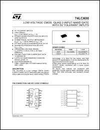 74LCX86M Datasheet