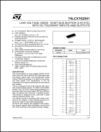 74LCX162541TTR Datasheet