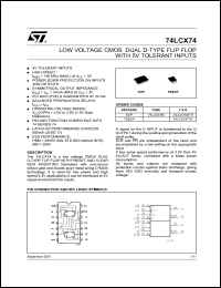 74LCX74TTR Datasheet