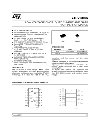 74LVC08ATTR Datasheet