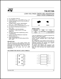 74LVC14ATTR Datasheet