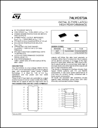 74LVC573ADB Datasheet