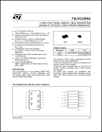 74LVCU04ATTR Datasheet
