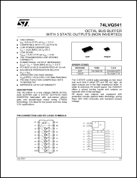 74LVQ541TTR Datasheet