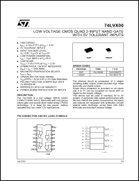 74LVX00MSCX Datasheet