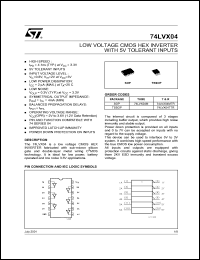 74LVX04MSCX Datasheet