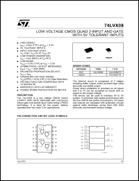 74LVX08MSCX Datasheet