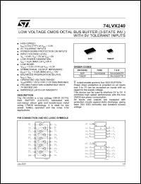 74LVX245MTC Datasheet