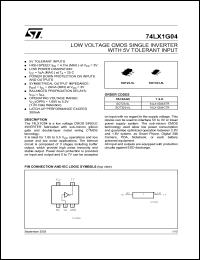 74LX1G00STR Datasheet