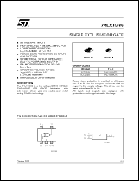 74LX1G86STR Datasheet