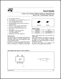 74LX1GU04STR Datasheet
