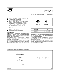 74V1G14STR Datasheet