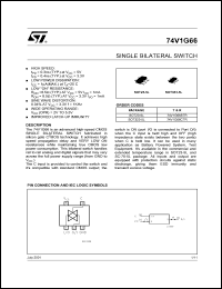 74V1G66STR Datasheet