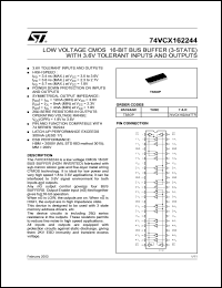 74VCX162244MTDX Datasheet