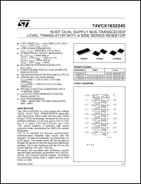 74VCX1632245TBR Datasheet